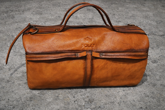 Skórzana torba podróżna POLAF DUFFEL 45 – męska torba weekendowa