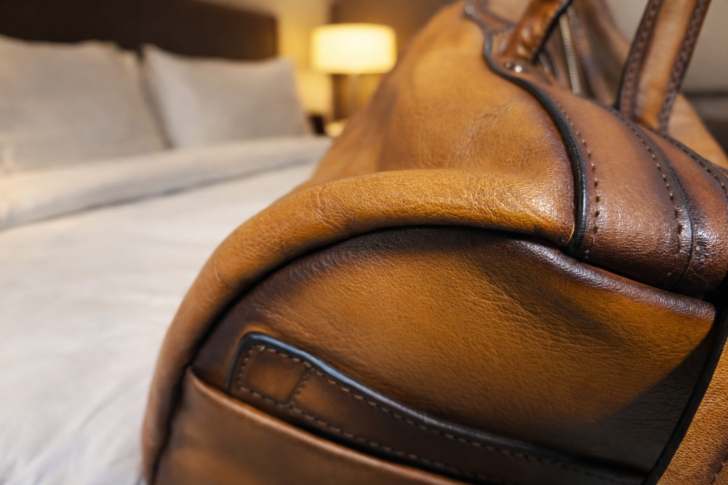 Skórzana torba podróżna POLAF DUFFEL 45 – męska torba weekendowa